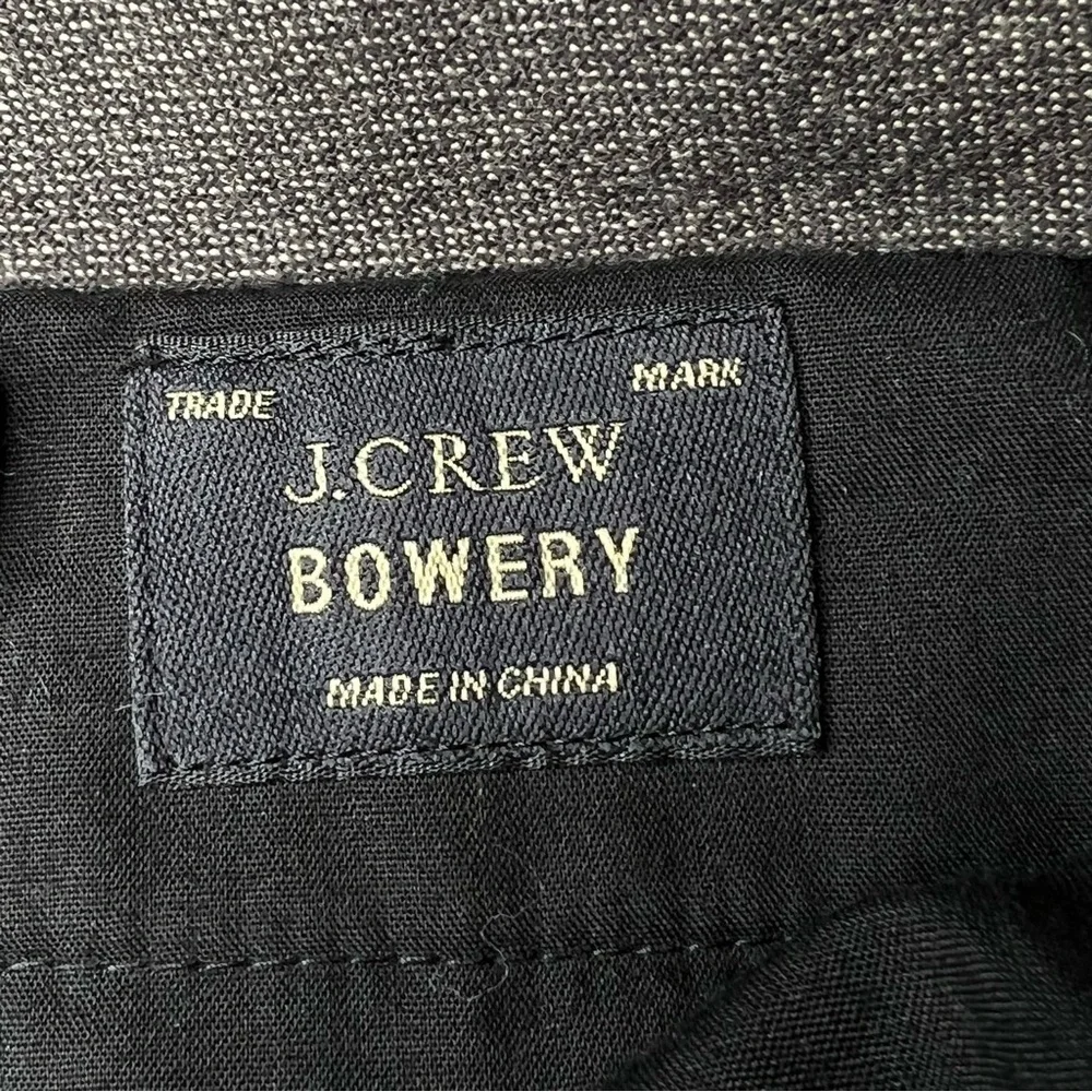 J. CREW BOWERY Classic Fit Navy Blue Wool Men's Dress Pants Trousers 33 …